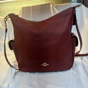 Coach Pennie Shoulder Bag Leather/Suede